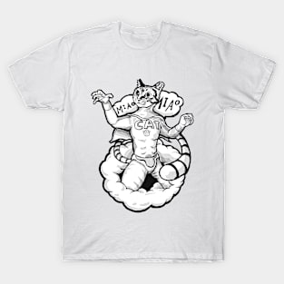 miao miao cat man T-Shirt